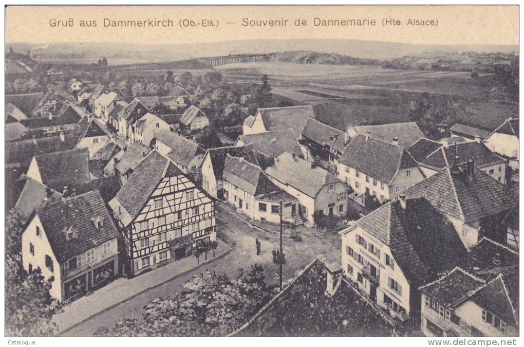 CPA  68 - Souvenir De DANNEMARIE - Grub Aus Dammerkirch - Dannemarie