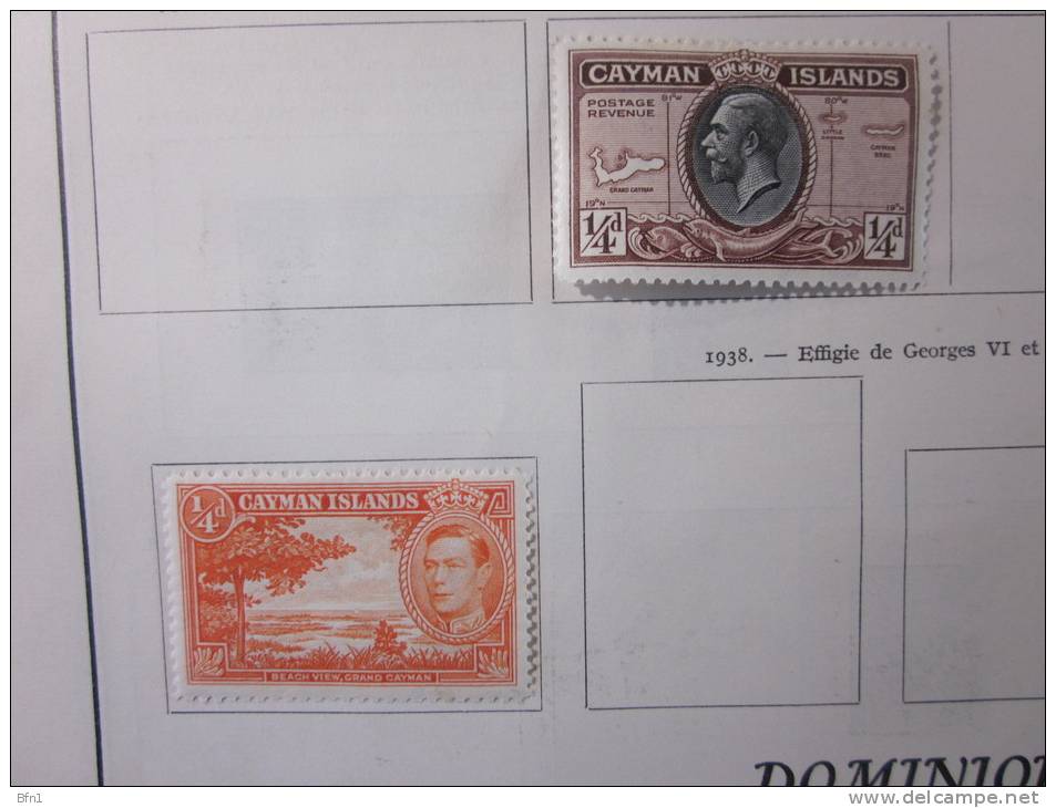 COLLECTION TIMBRES  ANTILLES ANGLAISES GRENADE + CAIMANES DEBUT 1883 OBLITERES OU NEUFS AVEC  CHARNIERES - Grenada (...-1974)