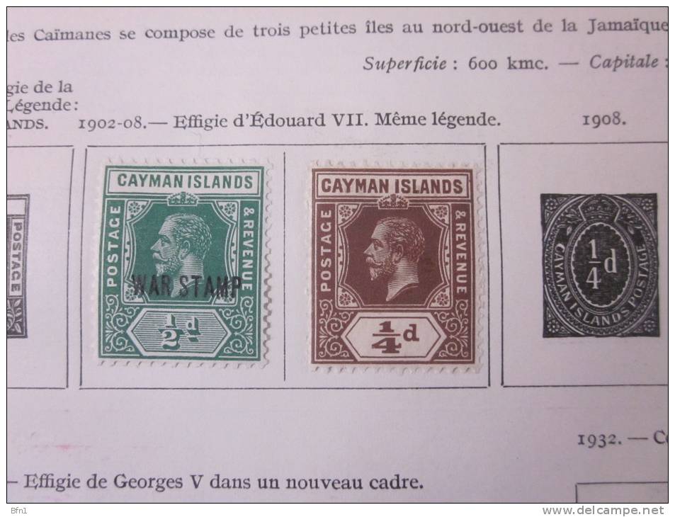 COLLECTION TIMBRES  ANTILLES ANGLAISES GRENADE + CAIMANES DEBUT 1883 OBLITERES OU NEUFS AVEC  CHARNIERES - Grenade (...-1974)