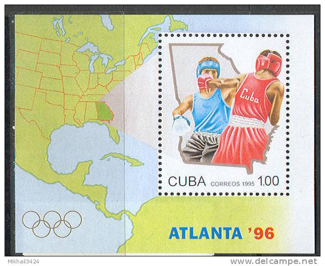 M0123 ✅ Sport Boxing Olympic Games 1996 Cuba S/s MNH ** - Sommer 1996: Atlanta