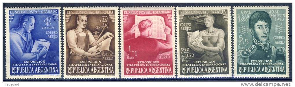 #C1787. Argentina 1950. Stamp Exhibition. Air Mail. MNH(**) - Neufs