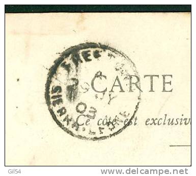 Cpa   Affranchie / 10 Centimes Type Mouchon   En 1903 Pour Le Sierra Leone , Arrivée Freetown  ( 4 Scans ) - Ax3108 - 1900-02 Mouchon