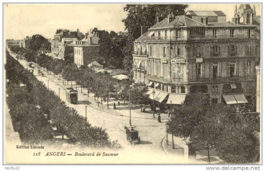 49/CPA A - Angers - Boulevard De Saumur - Angers