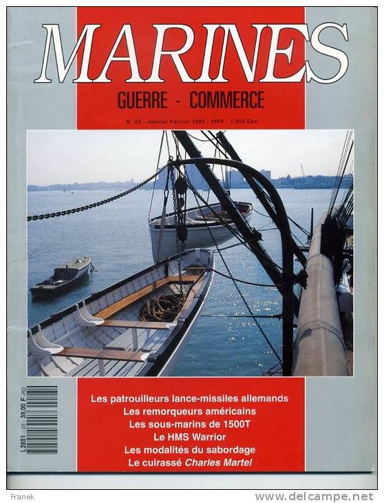 MGC23 - MARINES Guerre - Commerce - Sommaire Détaillé Sur 2ème Photo - Sonstige & Ohne Zuordnung