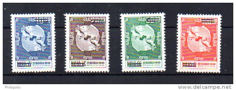 Formose 1974, Spécimen, Double Carpe, 960 A / 960D**, Poisson Fish Vis - Neufs