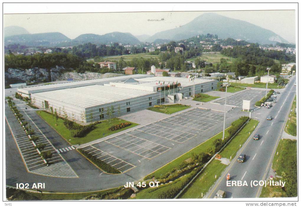 2136.   Carta QSL - IK21QD - IQ2ARI - JN 45 OT - Mostra ABC - Radio Elettronica - Centro Fiera - Elmepe - Erba - Como - Autres & Non Classés