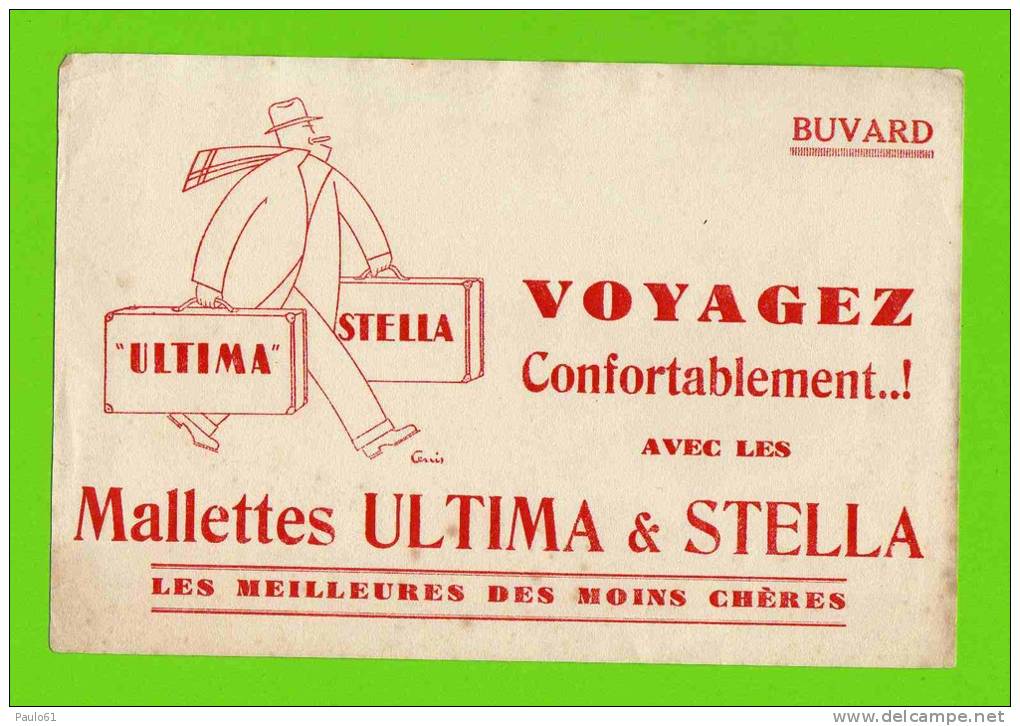BUVARD  :Mallettes ULTIMA & STELLA Pour Voyager - Trasporti