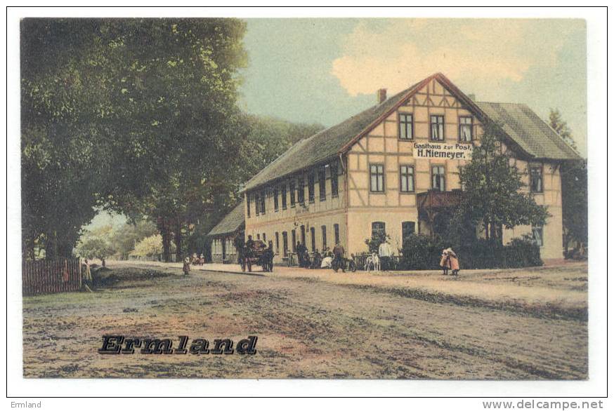 Gasthaus Zur Post, H. Niemeyer, Müden Ca. 1910 - Celle