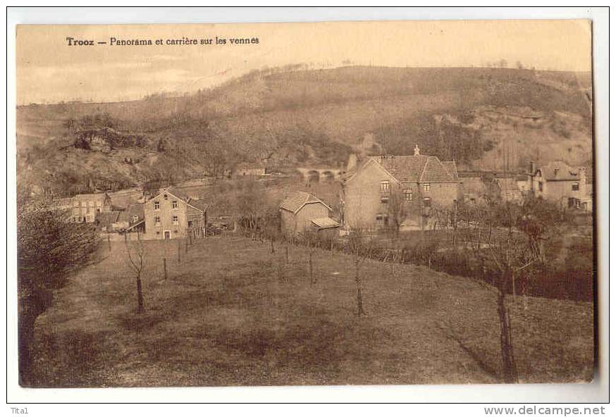 E1326  -  TROOZ  -  Panorama Et Carrière Sur Les Vennes - Trooz