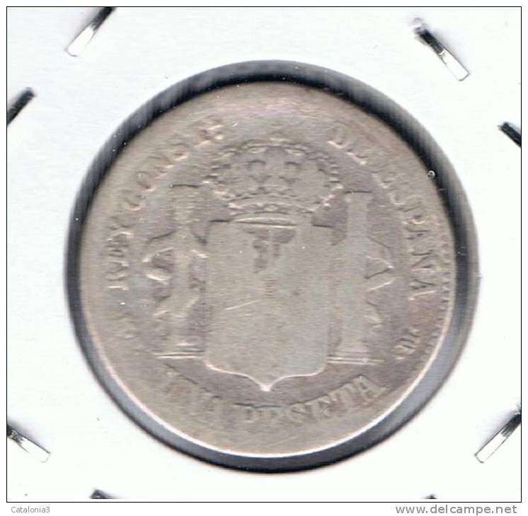 ESPAÑA   -  1 Peseta  1889      PLATA - Other & Unclassified