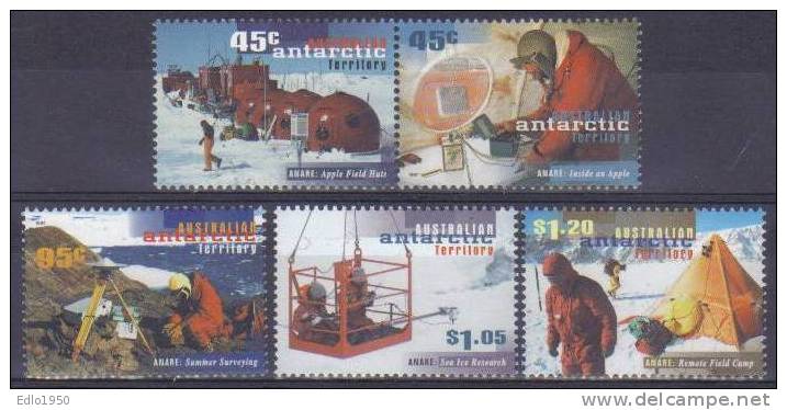 AAT Australian Antarctic Territory -1997-ANARE Base -  Mi.110-114- MNH - Nuovi