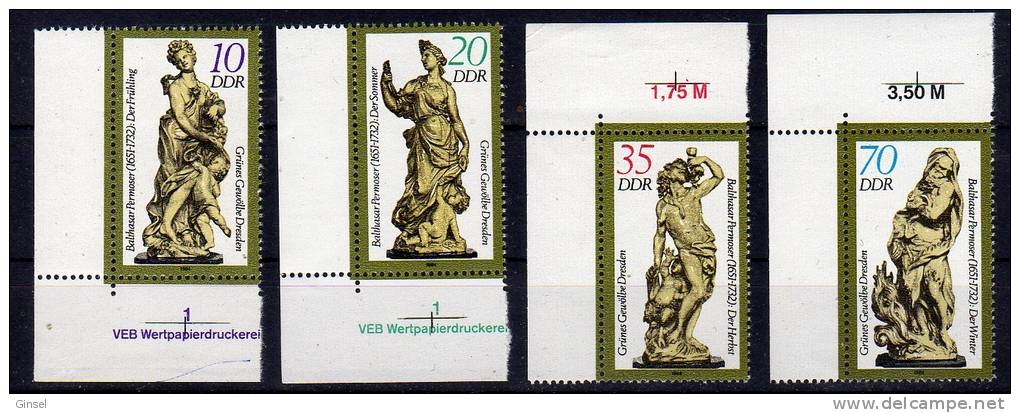 DDR 2905-2908 ** Ecke - Unused Stamps