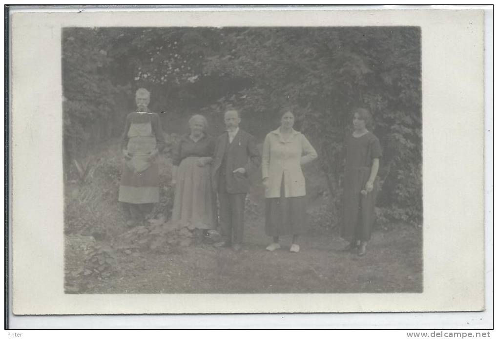 Groupe De Personnes  - CARTE PHOTO - Hommes