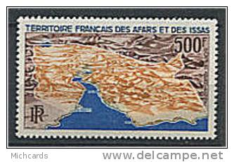 AFARS ET ISSAS 1968 - Carte Du Territoire (Timbre Grave) Neuf Sans Charniere (Yvert A 59) - Neufs