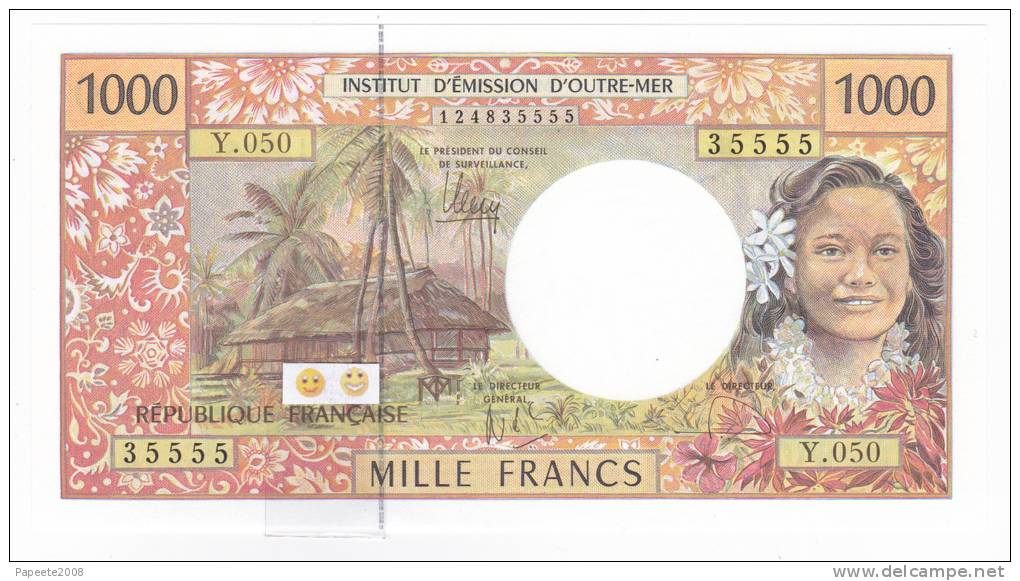 Polynésie Française / Tahiti - 1000 FCFP / Y.050 / 2013 / Signatures: De Seze-Noyer-Besse - Neuf / Jamais Circulé - Französisch-Pazifik Gebiete (1992-...)