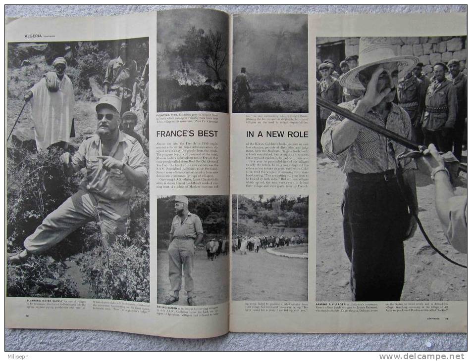 Magazine LIFE - JANUARY 6 , 1958 - INT. ED - NIXON - Paul-Henri SPAAK, Elsa MARTINELLI - ALGÉRIE, COCA-COLA, FIAT (3059 - News/ Current Affairs