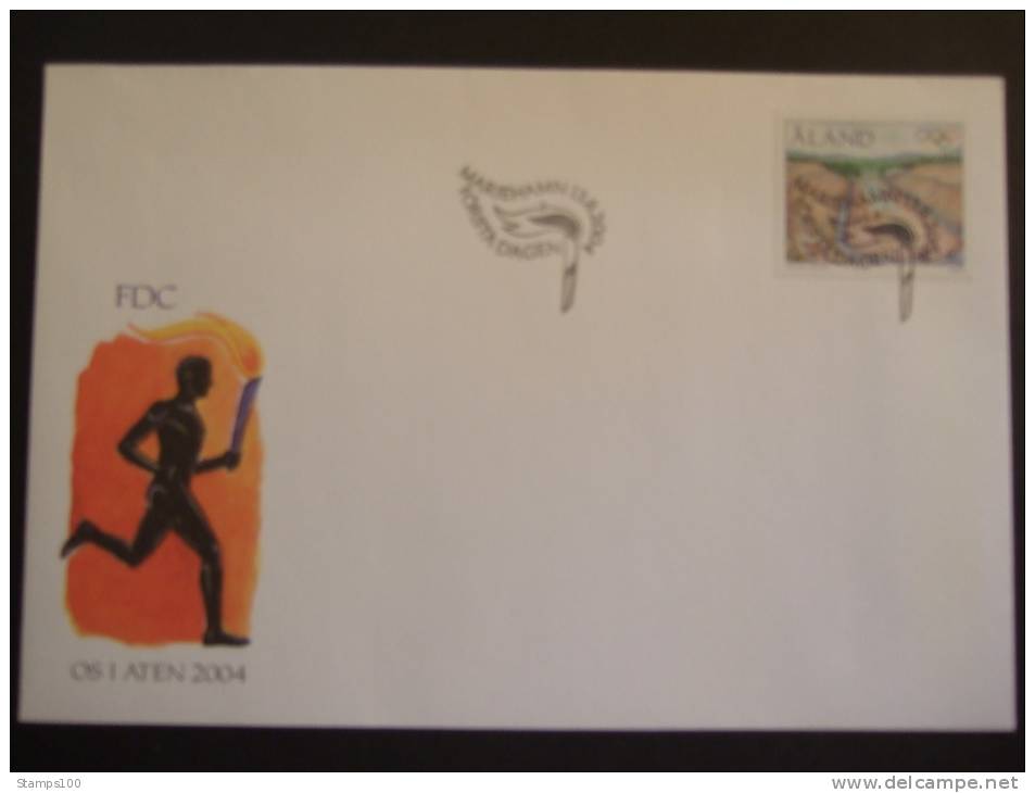 ALAND 2004  OLYMPIC GAMES  FDC     MI 240  (10526-010/015 - Summer 2004: Athens