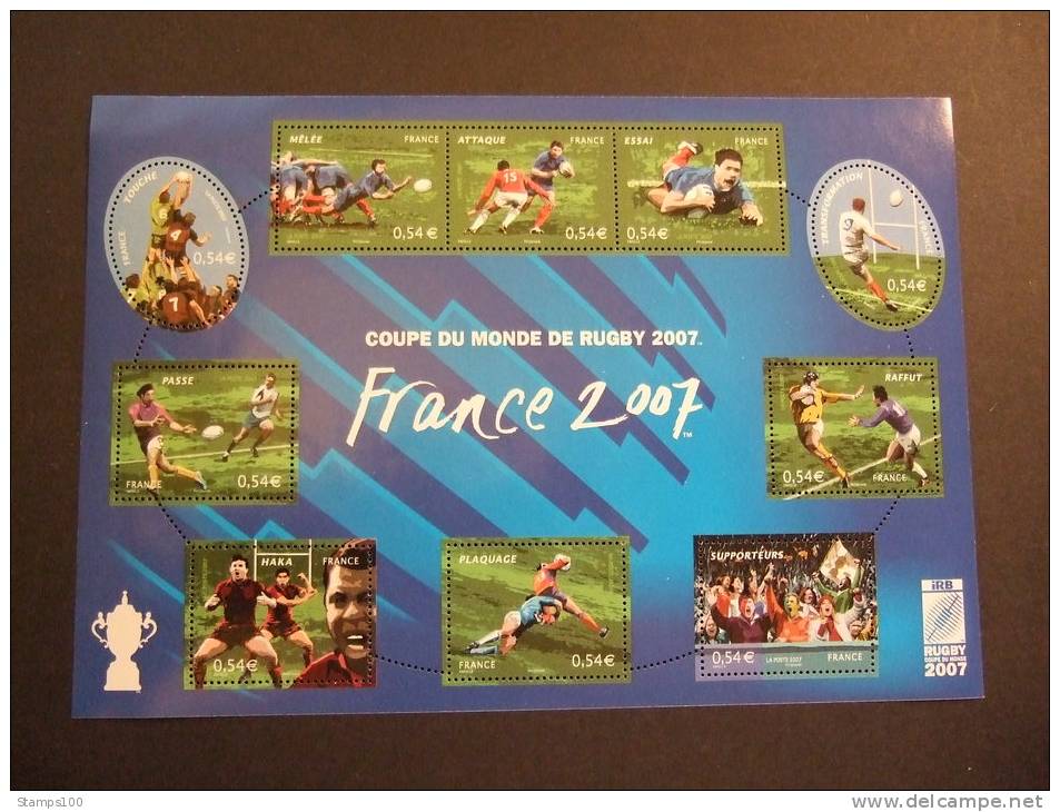 FRANCE 2007   RUGBY  Coupe Du Monde   MNH **  (10527-540/015) - Rugby