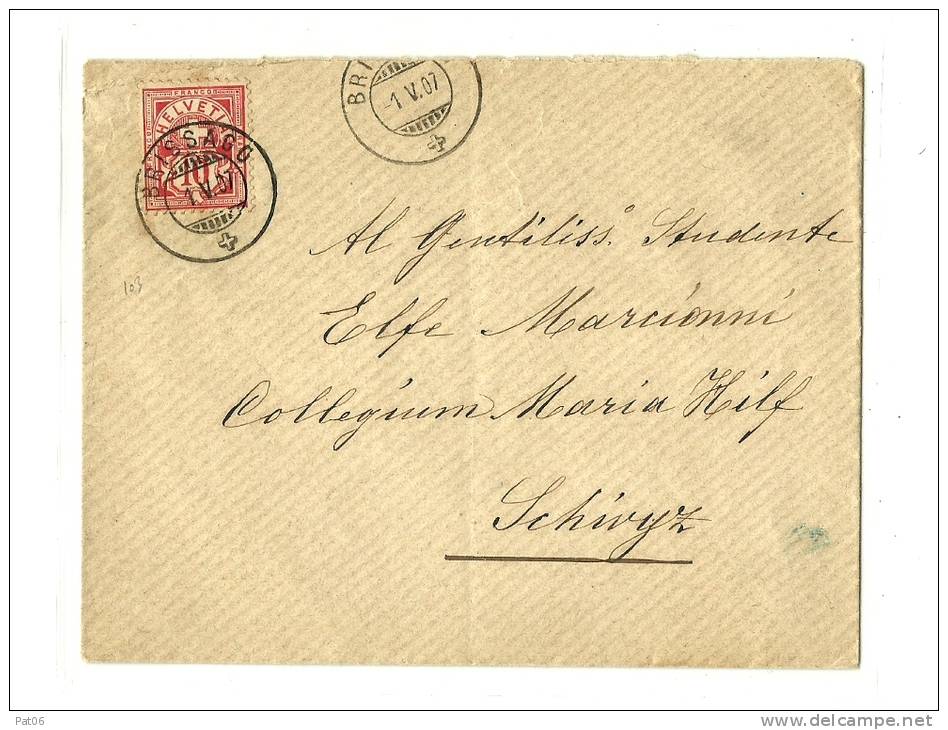 SUISSE Canton De Fribourg  &laquo; MONTBOVON &raquo;LSE &ndash; Tarif UPU &laquo; FRANCE &raquo; 25c. Yv.N°131 Paire - 1 - Storia Postale