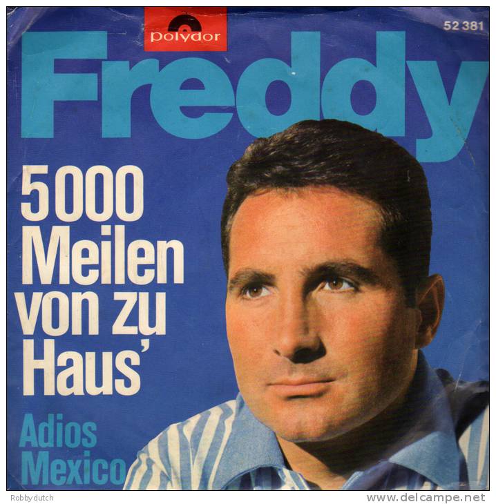 * 7" *  FREDDY - ADIOS MEXICO / 5000 MEILEN VON ZU HAUS' (Germany 1965 EX-!!!) - Sonstige - Deutsche Musik