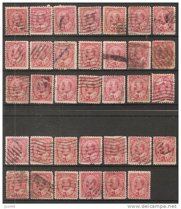 Canada  1903  King Edward VII  (o)  32 X 2c - Used Stamps