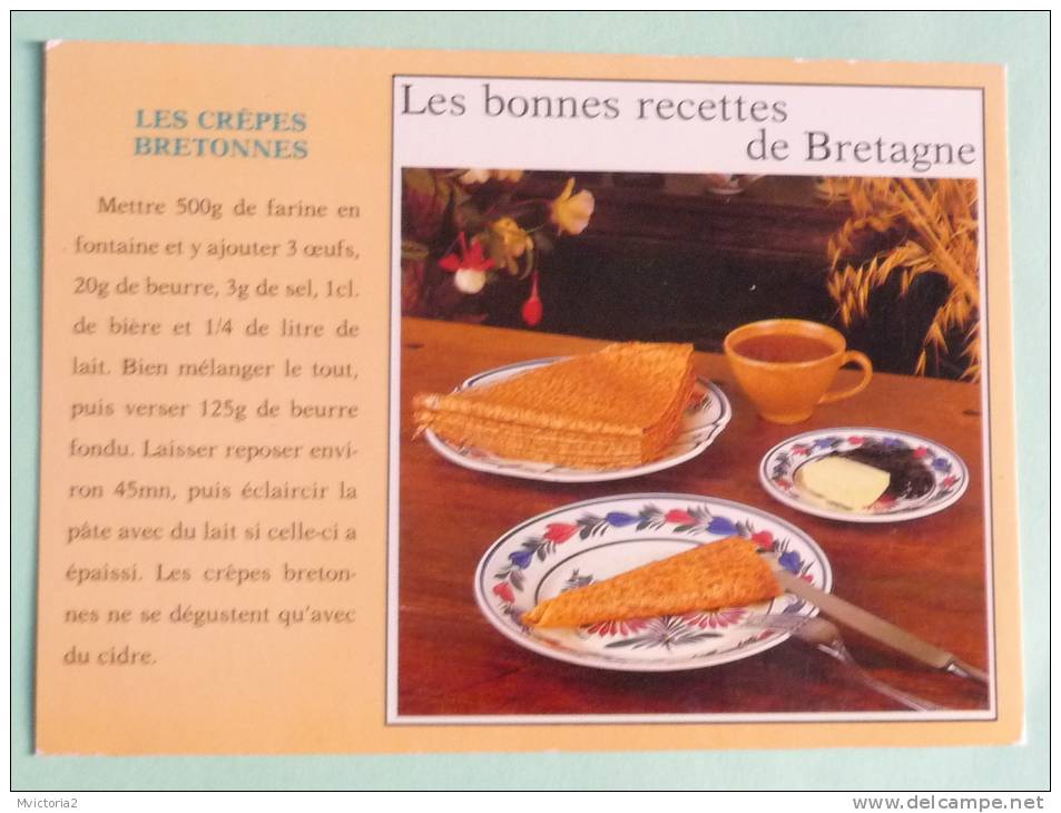 LES CREPES BRETONNES - Recettes (cuisine)