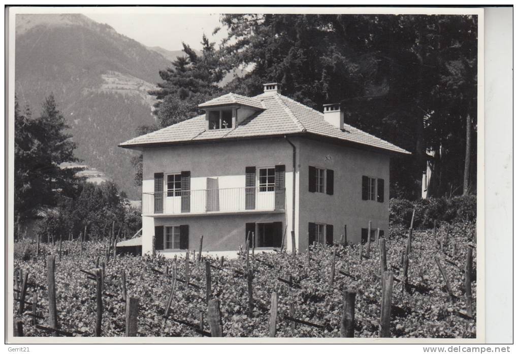 I 39012 MERAN - OBERMAIS, Auerheim, Dantestr.42a, Photo In AK Grösse - Merano