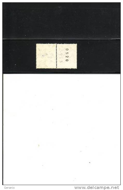 SIRACUSANA L 25 MACHINETTE CON NUMERO MNH** COPPIA - Other & Unclassified