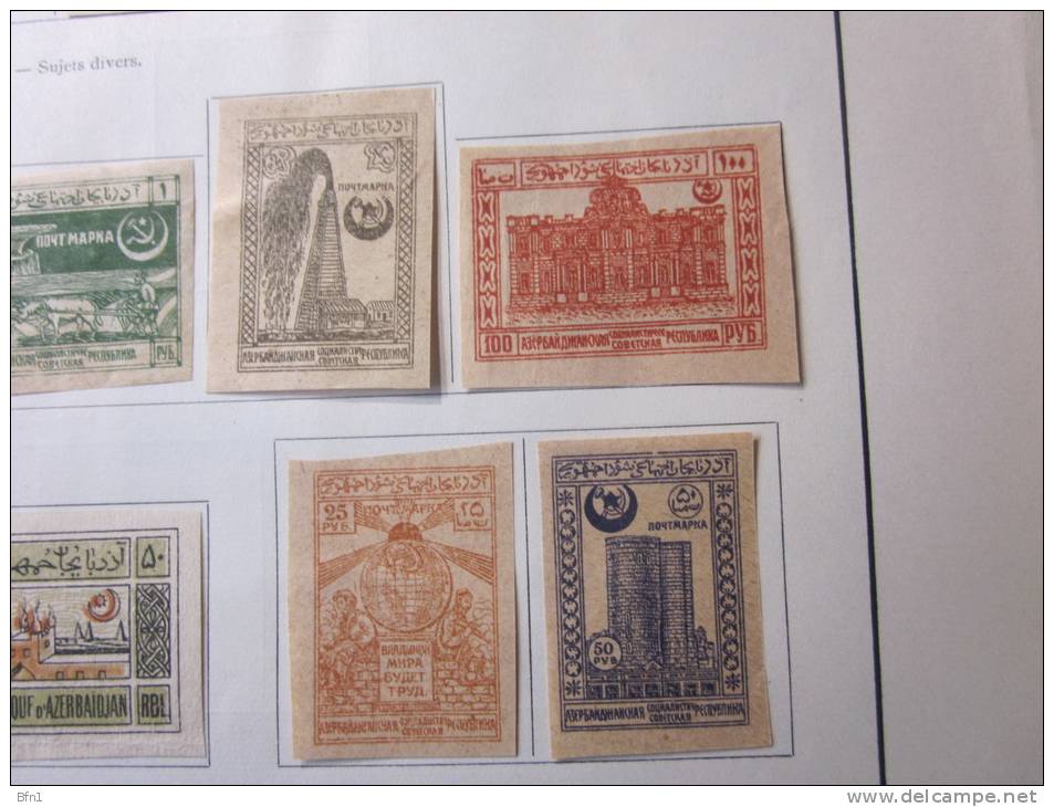 COLLECTION TIMBRES  AZERBAIDJAN  DEBUT 1917 NEUFS AVEC  CHARNIERES - Aserbaidschan