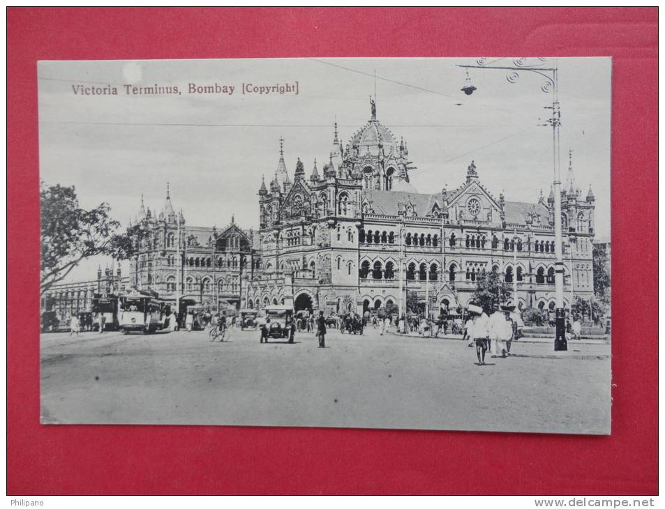 Bombay--  Victoria  Terminus  ---- Ca 1910------ Not Postally Mailed --   Ref 832 - Inde