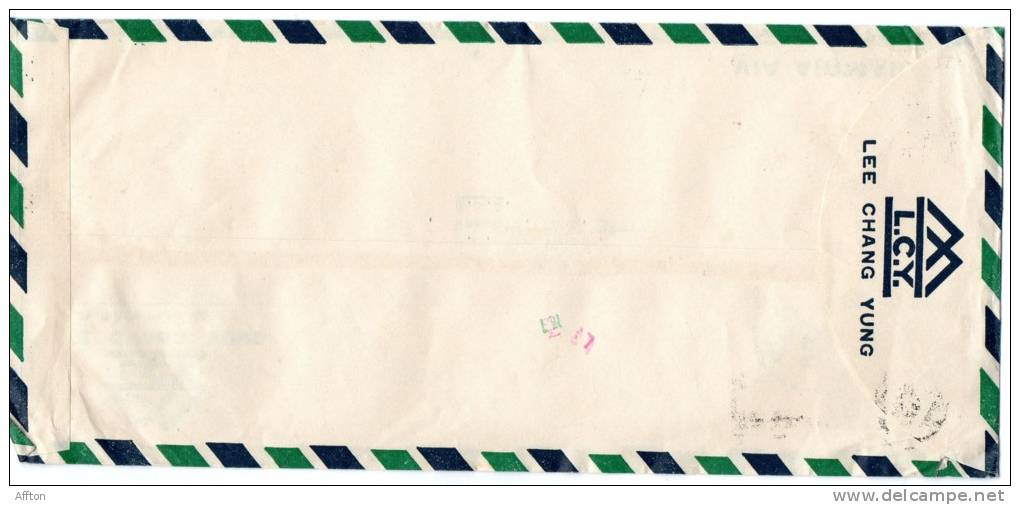 Taiwan Cover Mailed To USA - Storia Postale