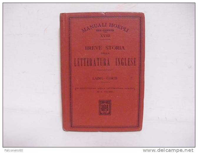 Hoepli / LETTERATURA  INGLESE - Old Books