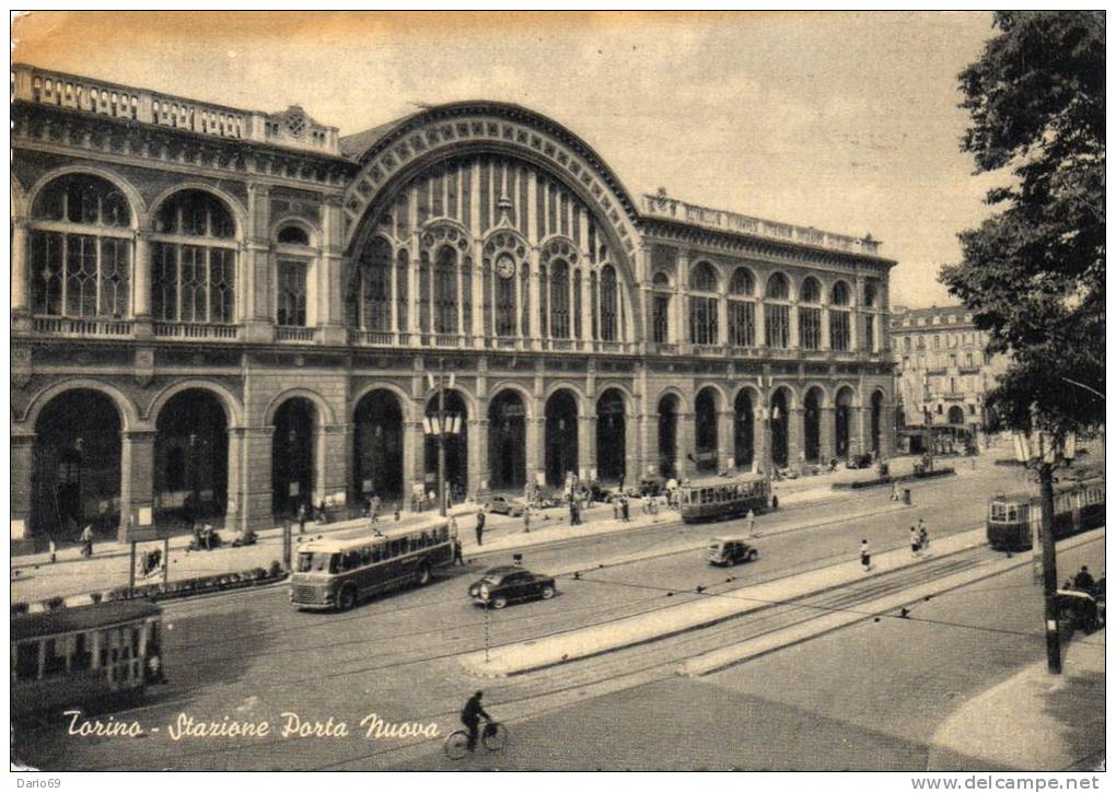 1954 TORINO - STAZIONE PORTANUOVA - Stazione Porta Nuova