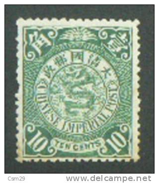 CHINE- CHINA 1902 Type Dragon 10 Cents  Neuf* - Mint With Gum - Unused Stamps