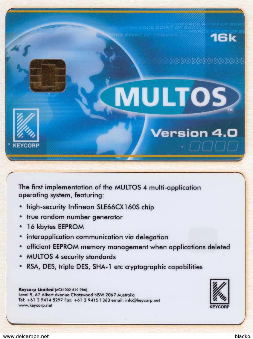 Not Phonecard - Multos - Sample? Chipcard II17 - Other & Unclassified