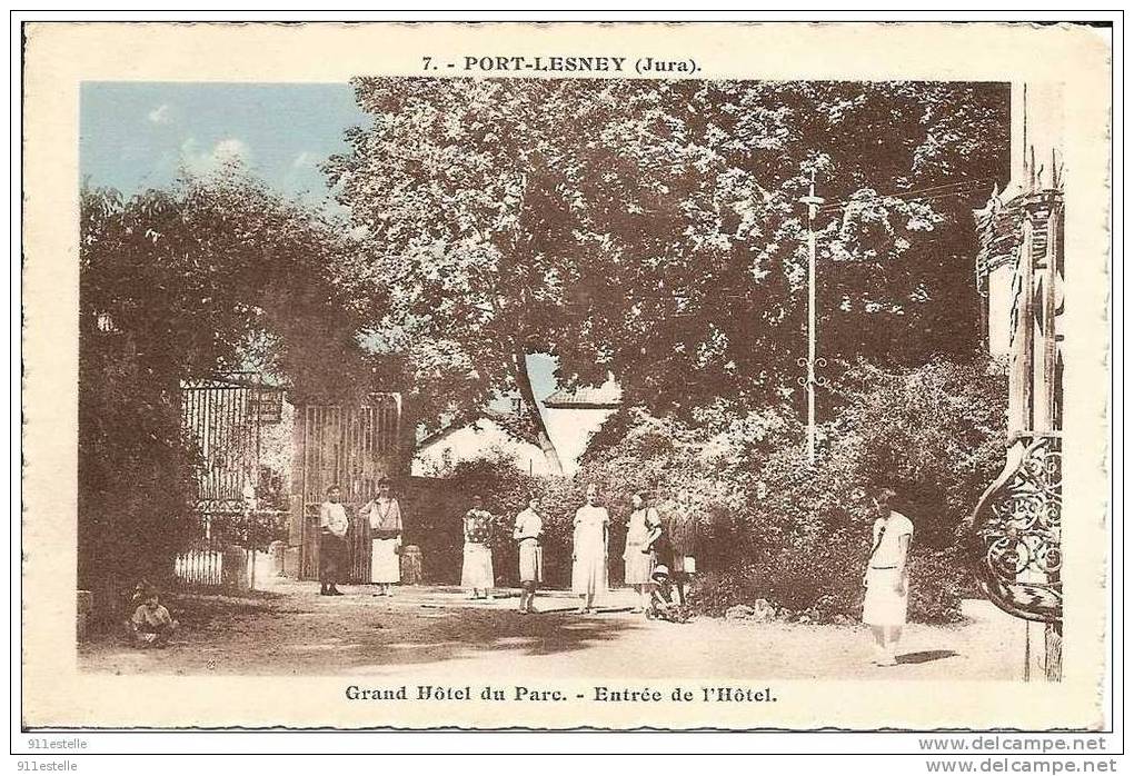 39 PORT LESNEY     - Grand Hotel Du    Parc - Entrée De L,Hotel - Autres & Non Classés