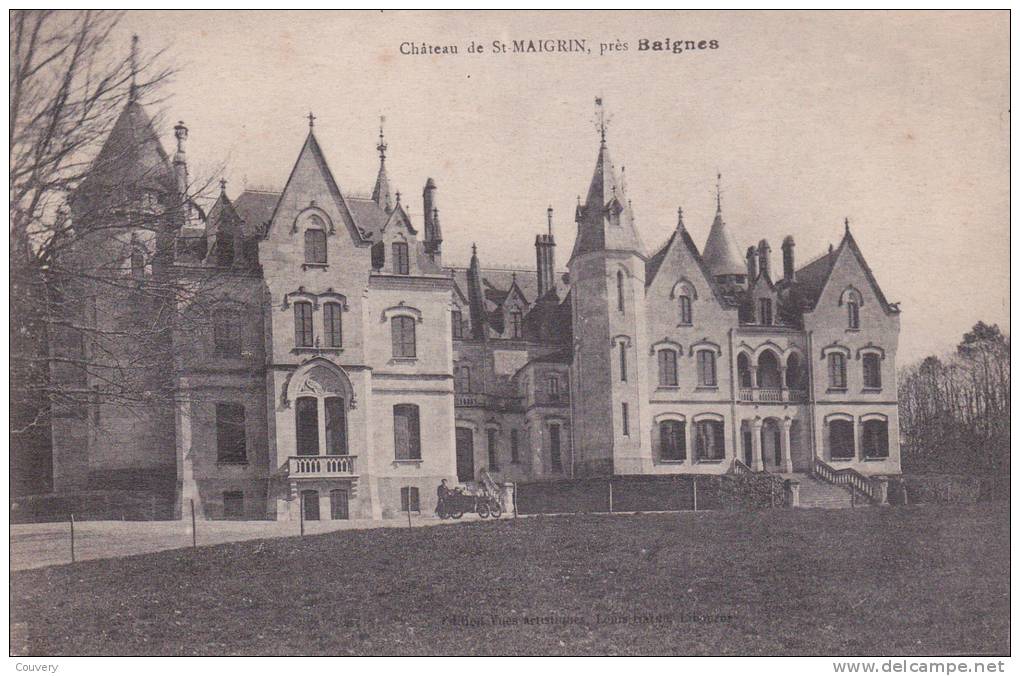 CPA 17  BAIGNES ,Château Sz St-MAIGRIN. - Autres & Non Classés