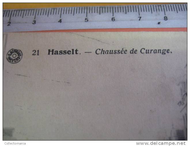 8  Postkaarten - Rue De Demer,chaussee De Curange,grand Place, Collège St.Joseph - Hasselt