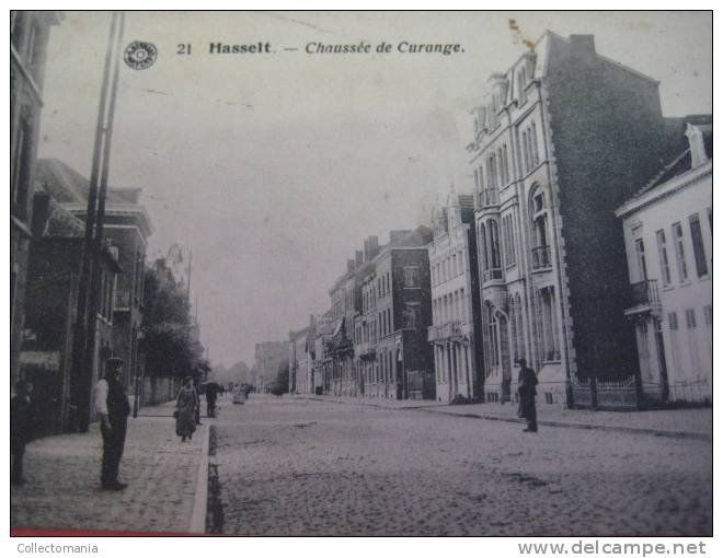 8  postkaarten - rue de Demer,chaussee de curange,grand place, Collège St.Joseph