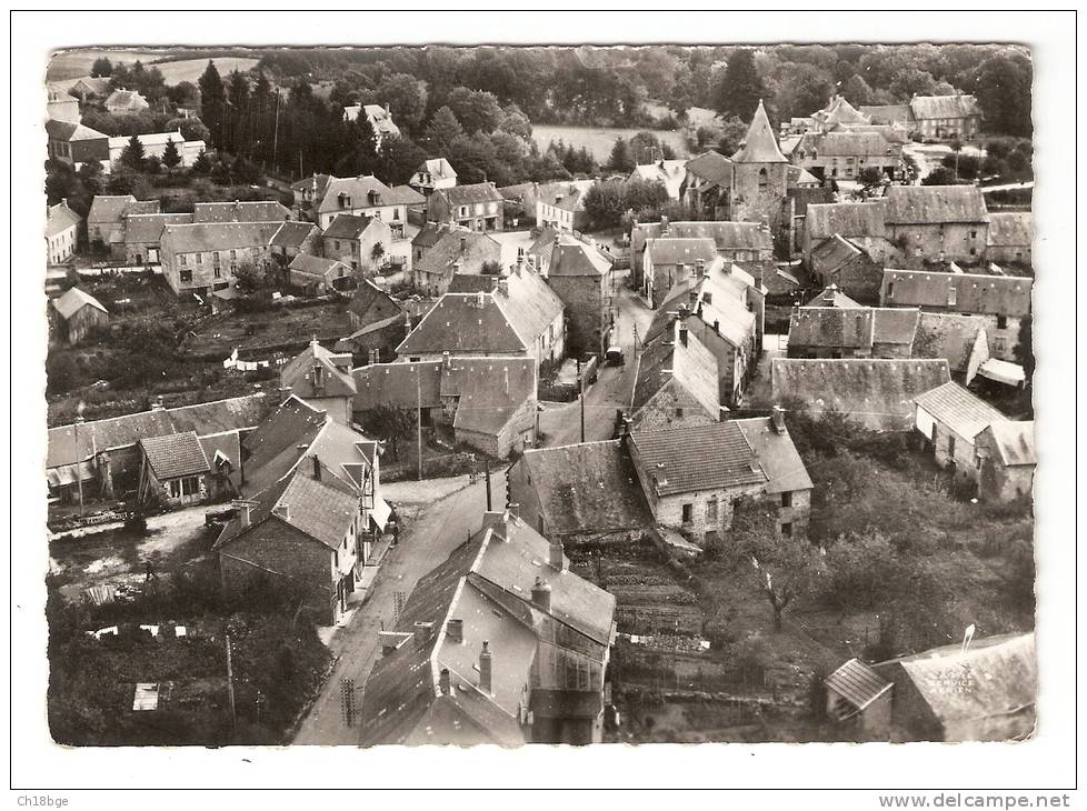 CSM : 23 - Creuse - Royère : Rue De La Poste Et Vue Générale : Vue Peu Commune - Royere