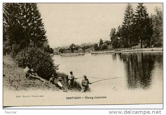 Xertigny  Pecheurs à L'Etang Jeannon - Xertigny