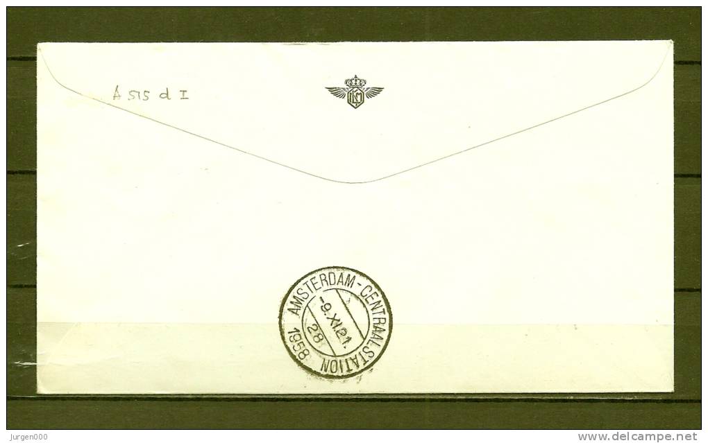 NEDERLAND, 08/11/1958 Luchtpost - BIAK  (GA8860) - Albatros