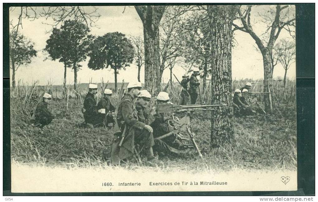 Infanterie   - Exercices De Tirs à La Mitrailleuse   - Bcb57 - Manoeuvres