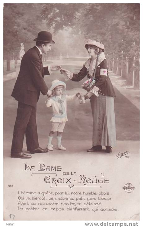 CROIX-ROUGE - La Dame De La Croix-Rouge (phot. Sazerac) - Red Cross