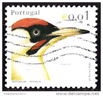 PORTUGAL - 2003,  Aves De Portugal, Emissão Base ( 4.º Grupo )  € 0,01   (o)   MUNDIFIL  Nº 2934 - Oblitérés