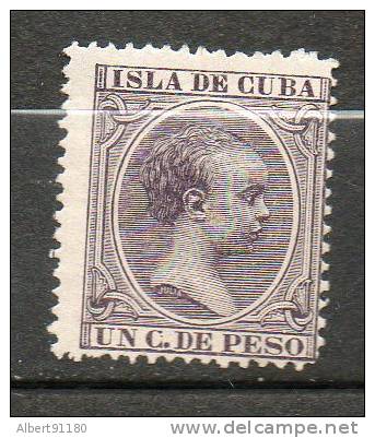 CUBA  Alfonso XIII 1896-97 N°89-90-92-93 - Cuba (1874-1898)