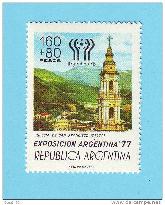 ARGENTINE ARGENTINA EGLISE SALTA FOOTBALL 1978 / MNH** / CR 91 - Neufs