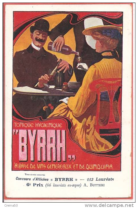 PUB - Concours D'Affiches BYRRH - 6e Prix A. Butteri - Publicité