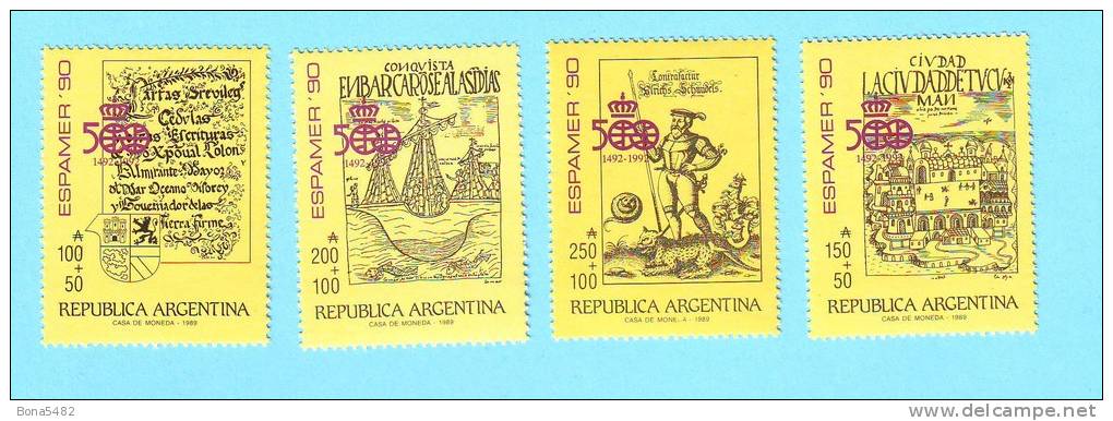 ARGENTINE ARGENTINA EXPOSITION PHILATELIQUE 1989 / MLH* / CR 107 - Neufs