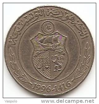 1 DINAR 1996 TUNISIA - Tunisia